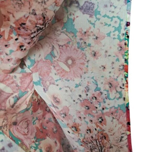 Umgee Multi Colored Floral Kimono - Picture 4 of 7